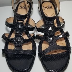 Strappy jeweled sandals